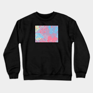 Genderflux Pride Abstract Rounded Circuits Crewneck Sweatshirt